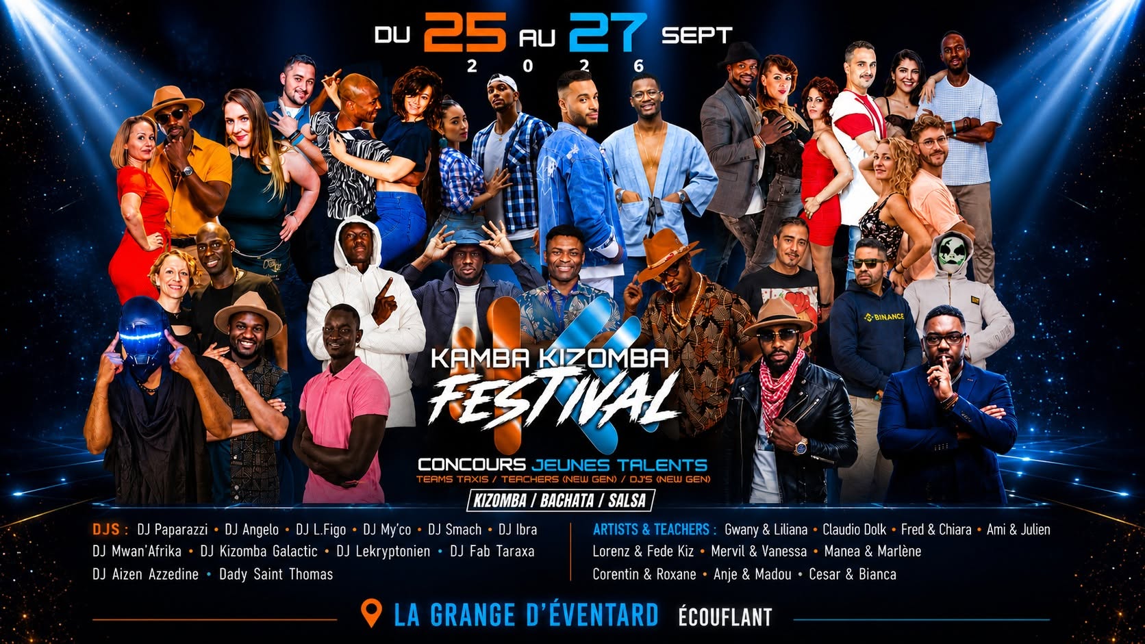 Affiche de KAMBA KIZOMBA FESTIVAL - Concours Jeunes Talents