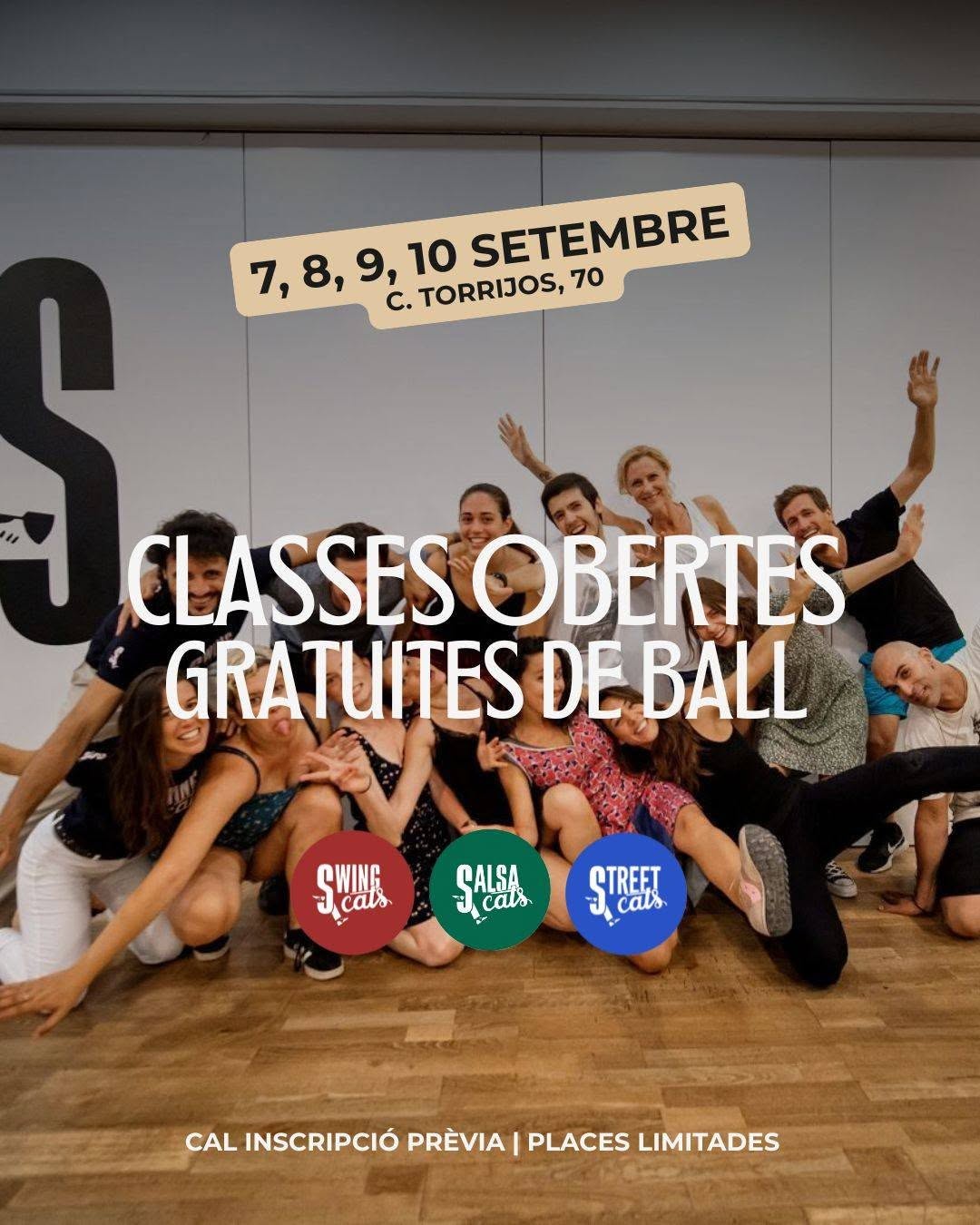 Affiche de Classes Obertes Gratuïtes 