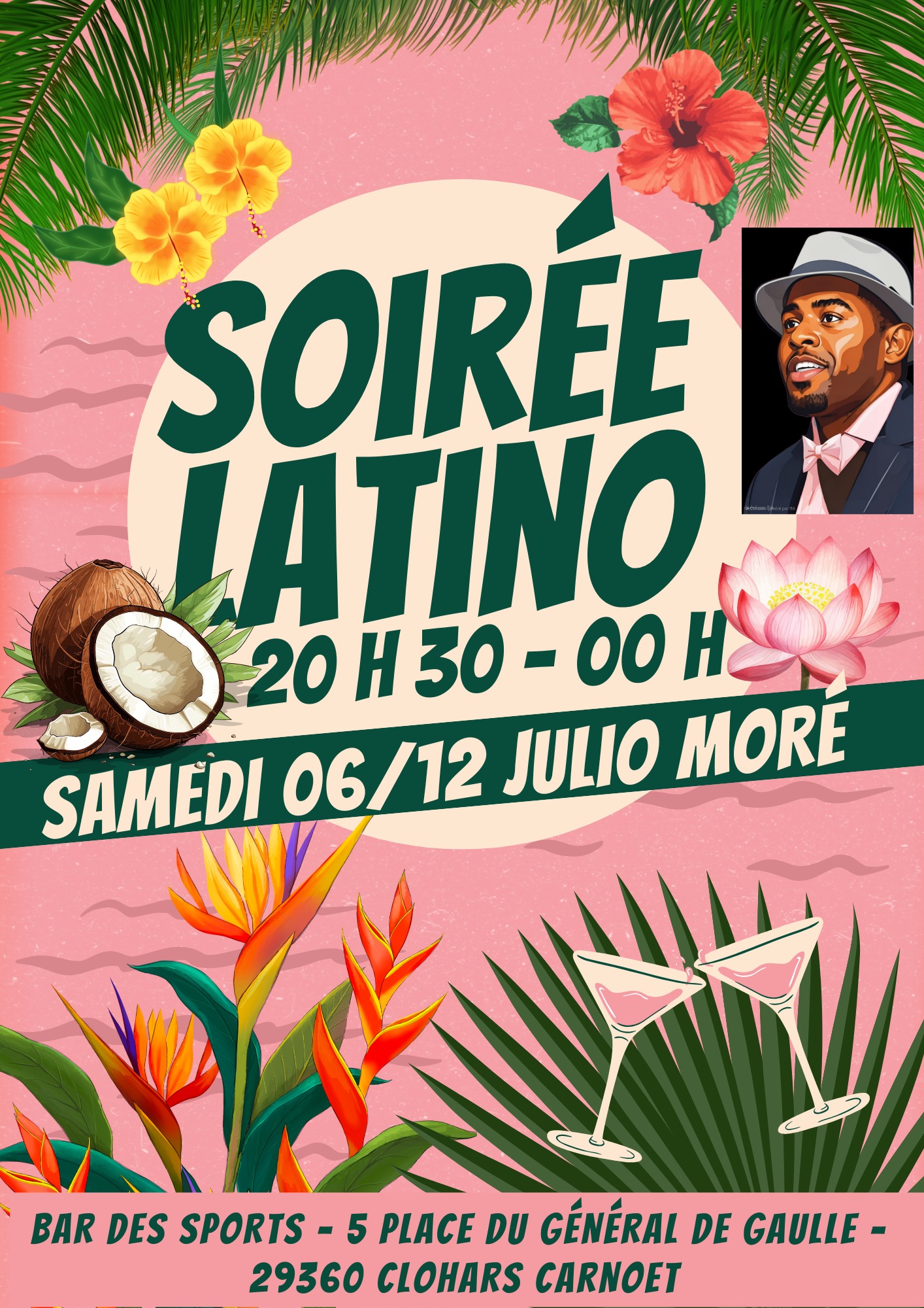 Affiche de Soirée Latino