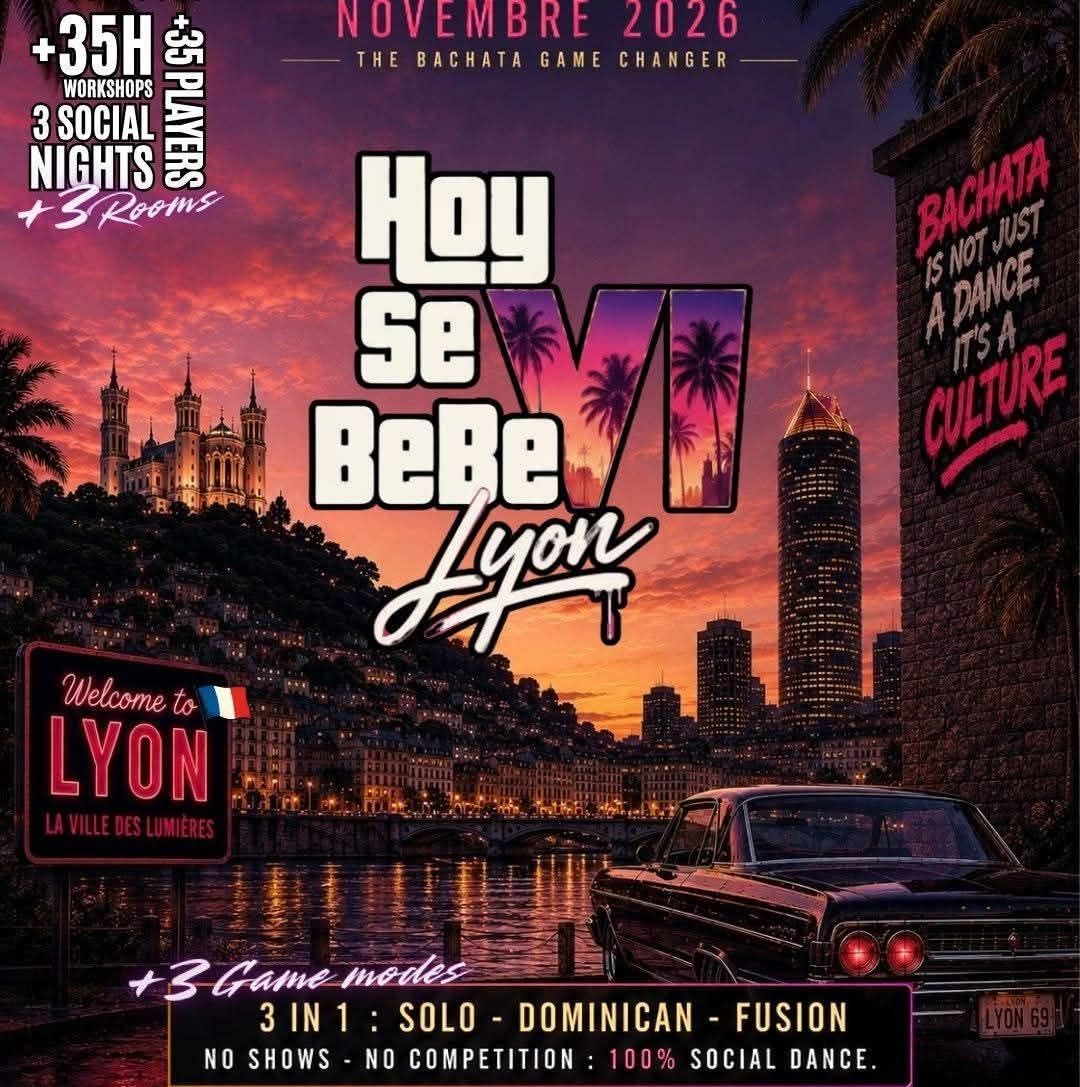 Affiche de Hoy Se Bebe - Only Bachata Festival V - Game Changer Edition
