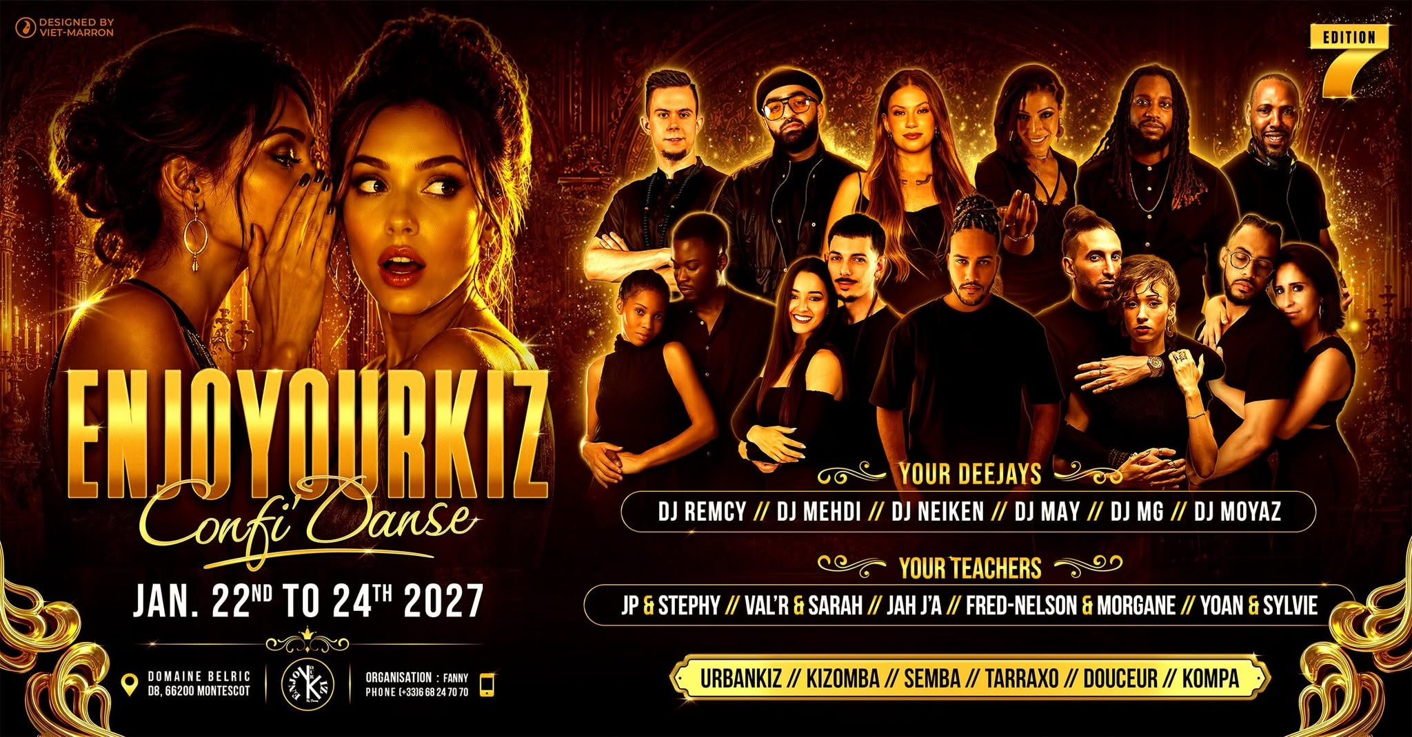 Affiche de EnjoYourKiz Events - Edition 7
