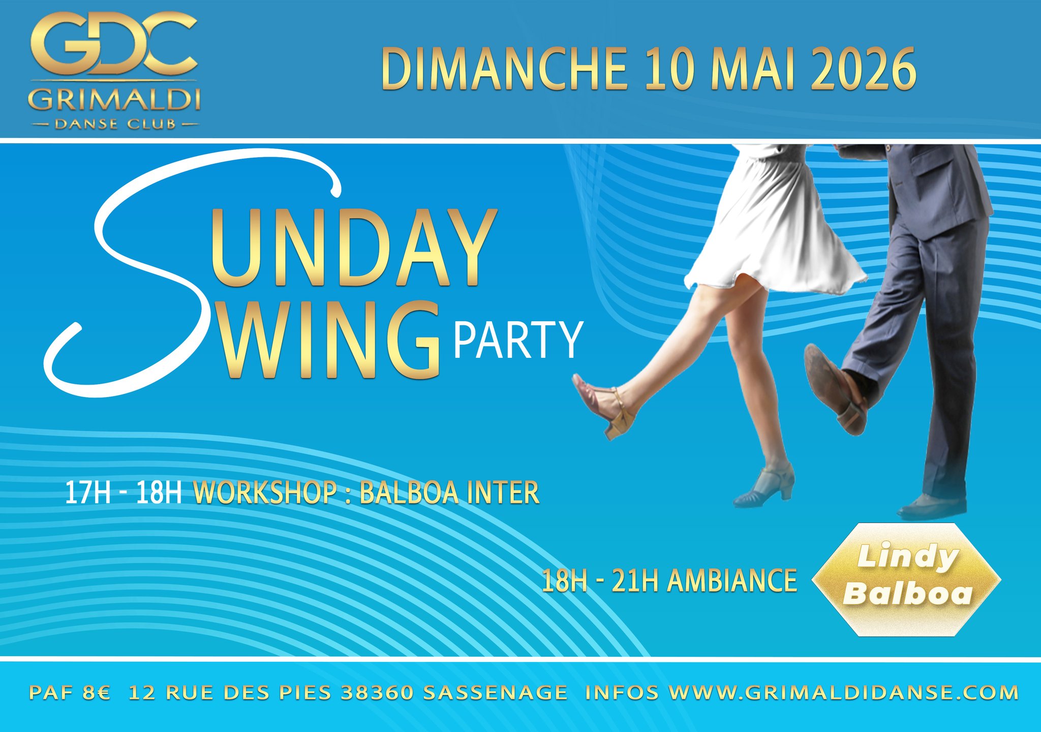 Affiche de Sunday Swing Party 