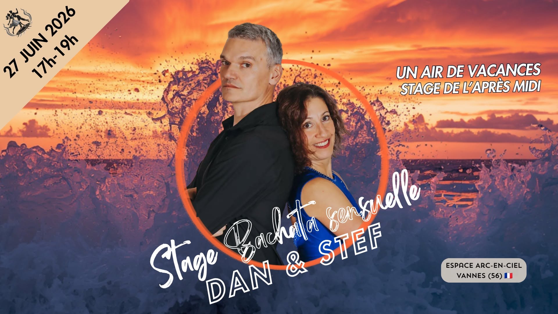 Affiche de Stage Bachata Sensuelle avec Dan et Stef