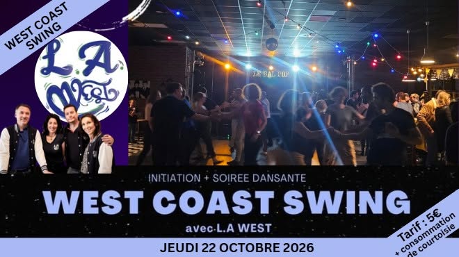 Affiche de Initiation et soirée WCS à Nantes