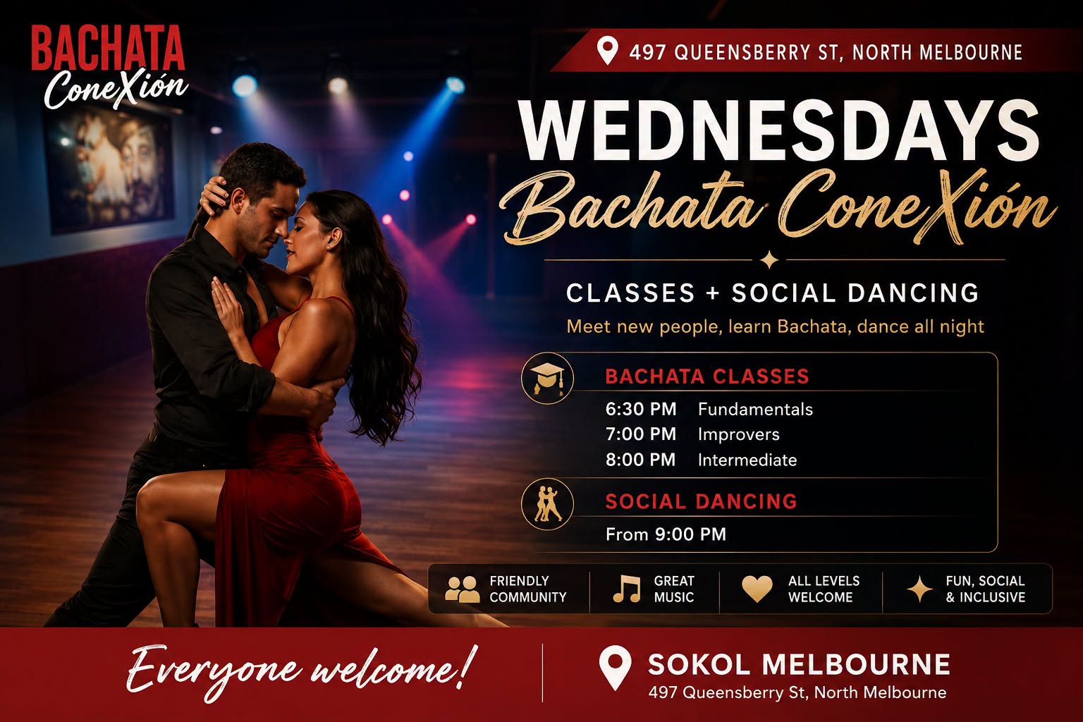 Affiche de ✨ Bachata ConeXion 'Wednesdays' ✨