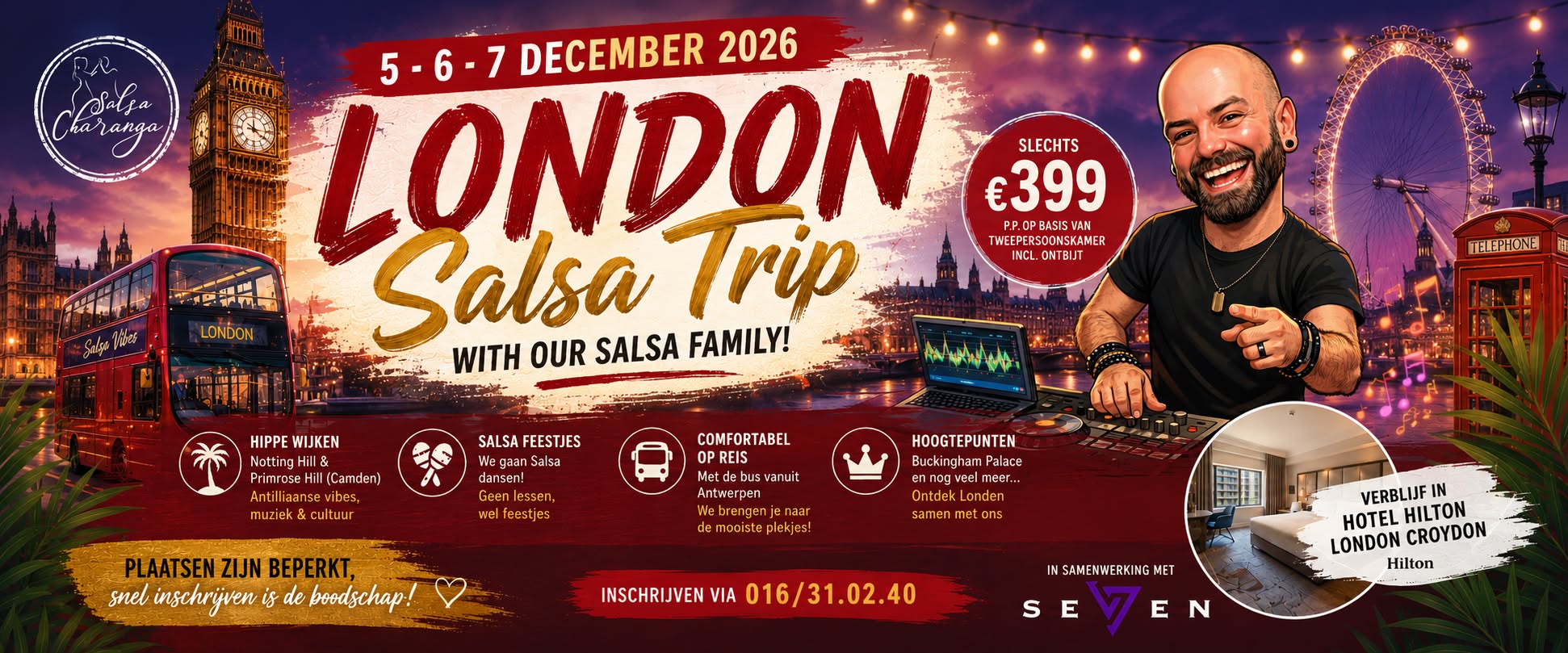 Affiche de Salsa Weekend London by Charanga