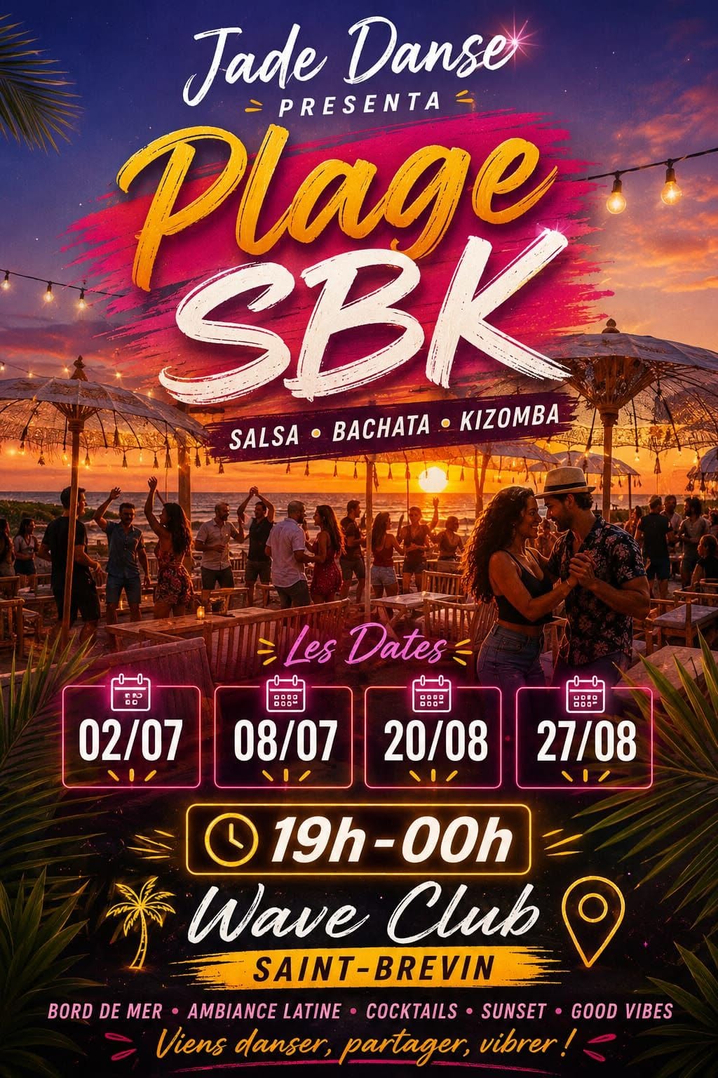 Affiche de Plage SBK 