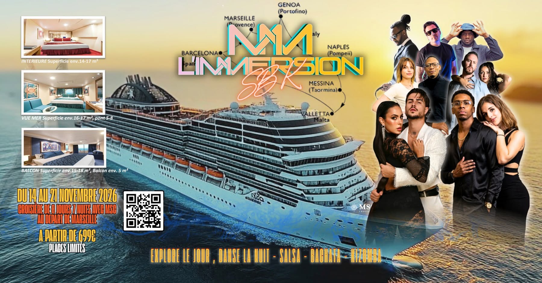 Affiche de L'IMMERSION, Ta Croisière SBK 2026 🛳️