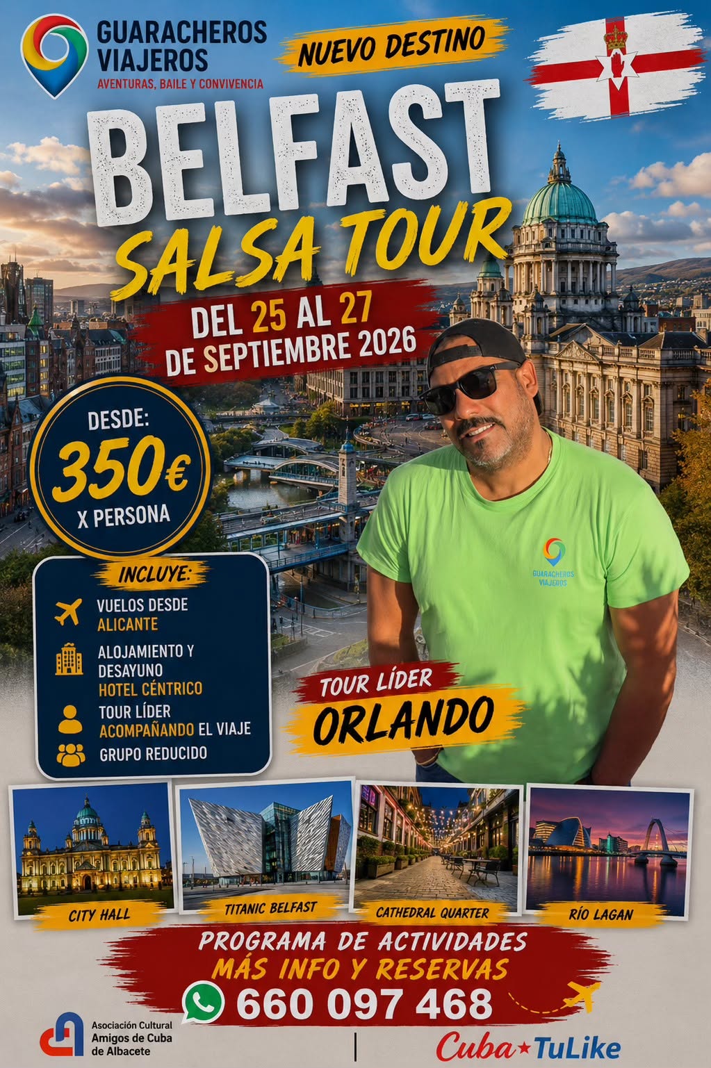Affiche de Belfast Salsa Tour» Irlanda del Norte by Guaracheros Viajeros