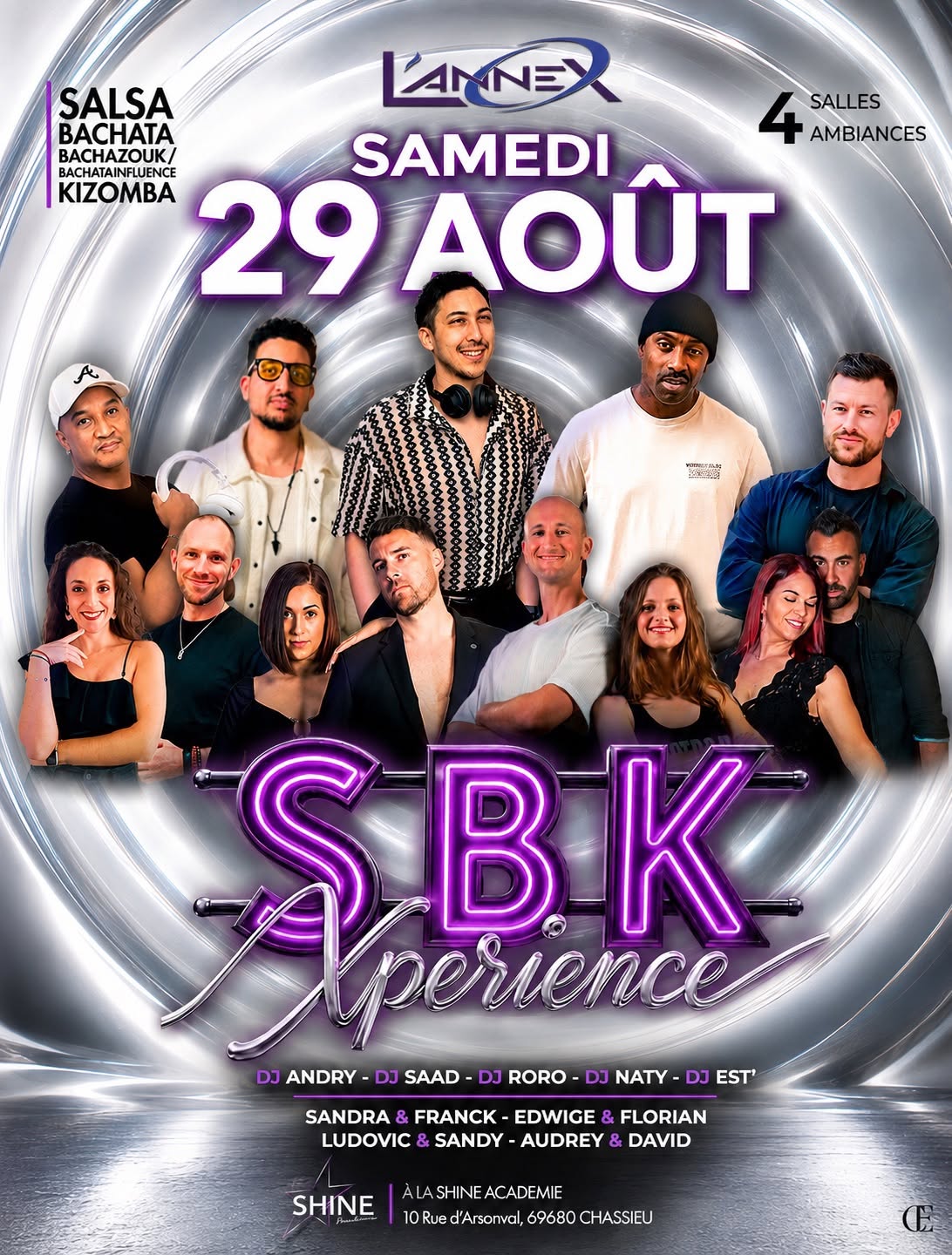 Affiche de SBK Xperience By Annex a Shine académie 
