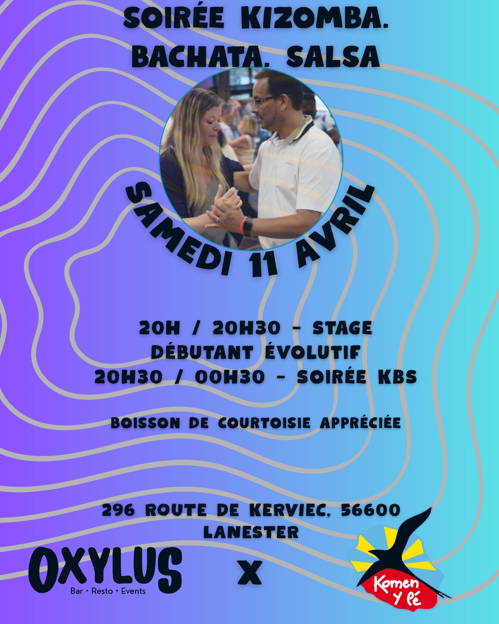 Affiche de SOIREE K.B.S A L'OXYLUS LANESTER