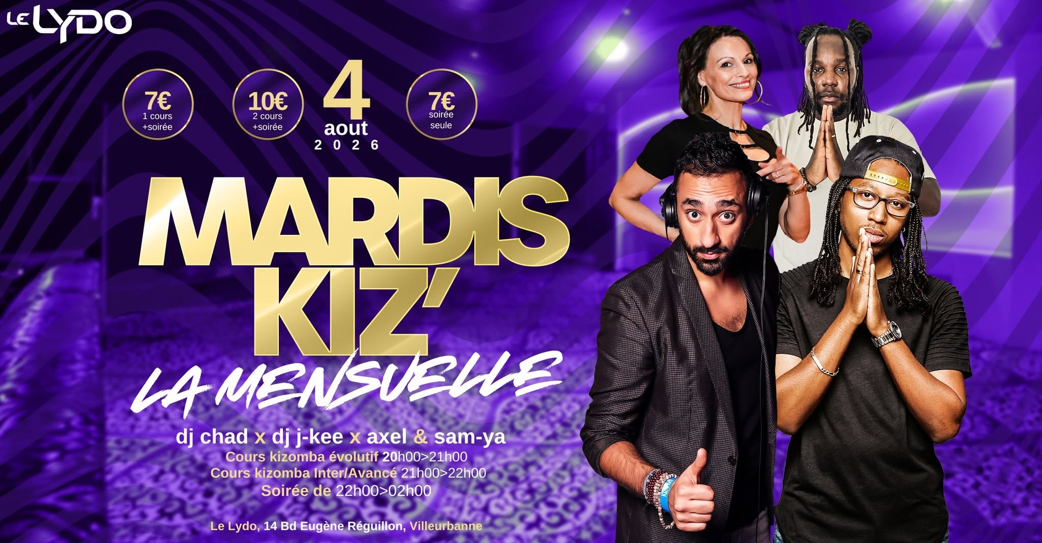 Affiche de Mardis Kiz - La Mensuelle