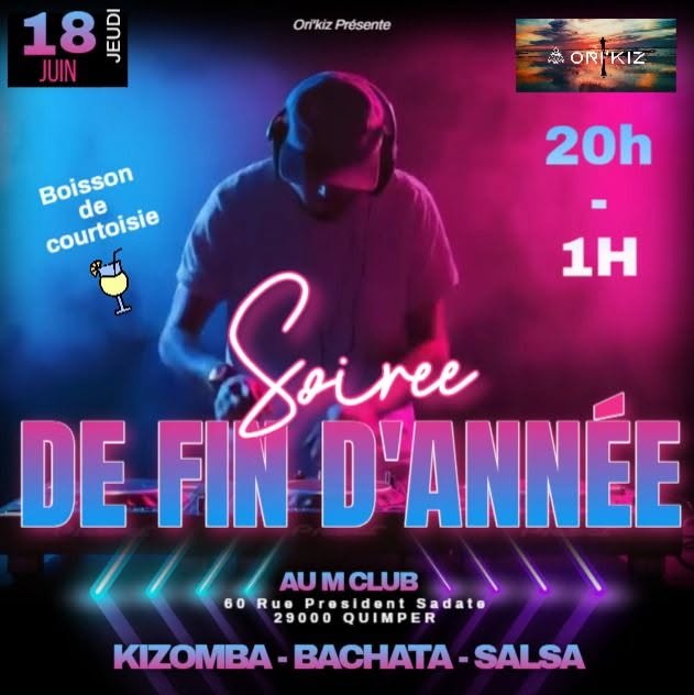 Affiche de Soirée de fin d'année Ori'Kiz - KBS 