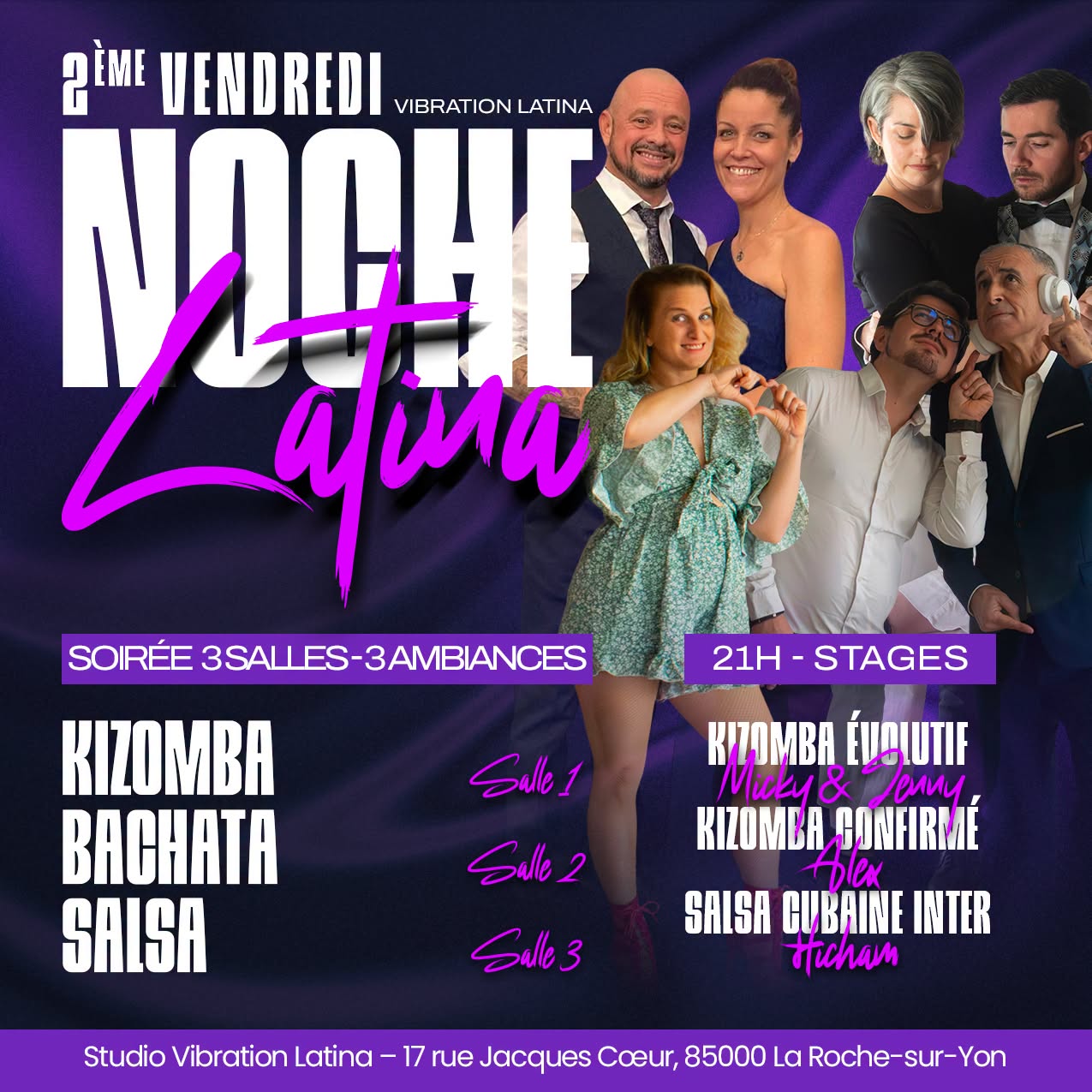Affiche de NOCHE LATINA - KIZOMBA / SALSA