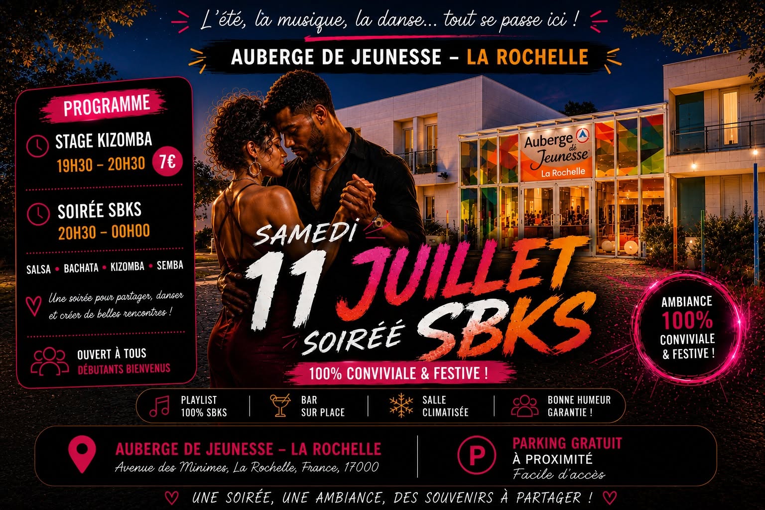 Affiche de SOIRÉE SBKS 