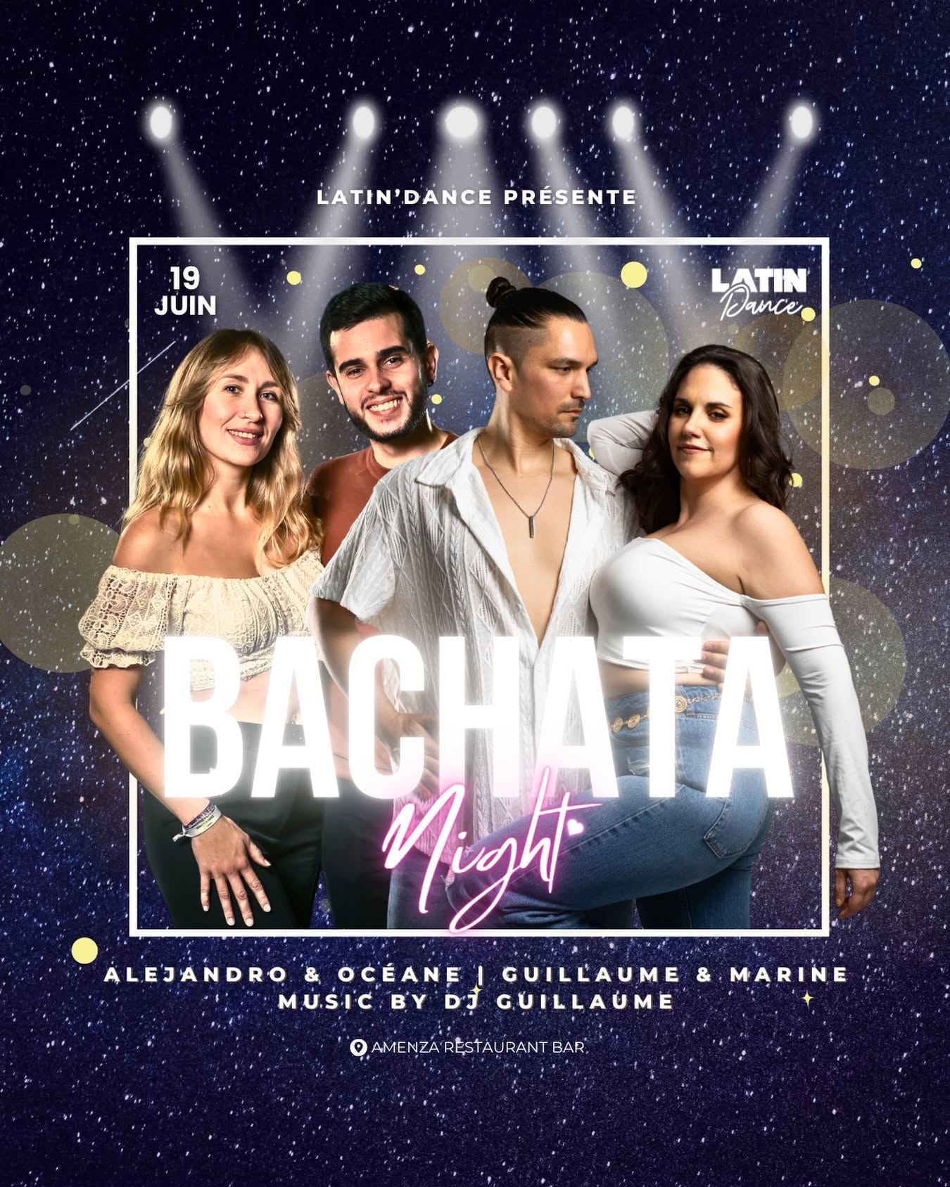 Affiche de 🩷 BACHATA NIGHT 🩷 #06 by Latin'Dance