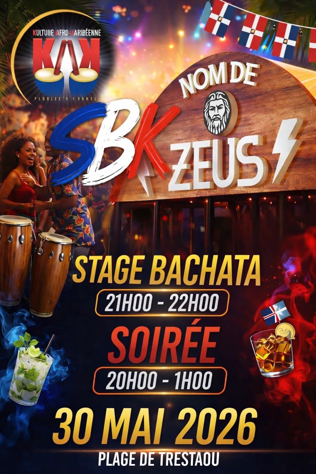 Affiche de SBK au NOM DE ZEUS 