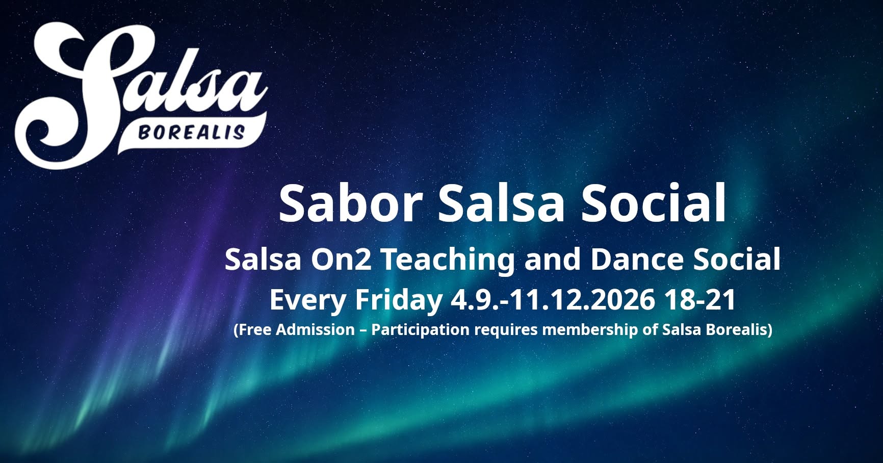 Affiche de Sabor Salsa Social with Teaching | Salsa Borealis