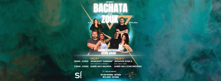 Affiche de BachataXZouk New Edition - September 2026
