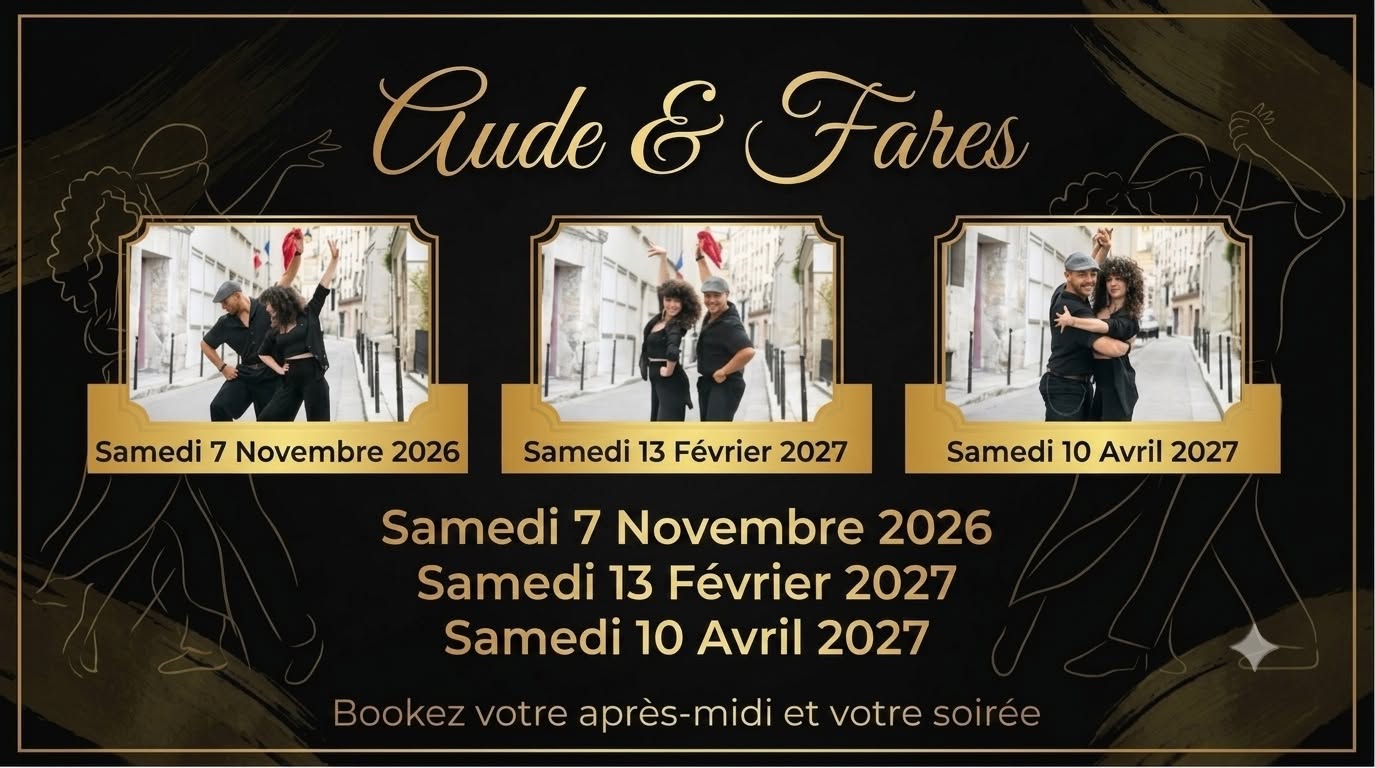 Affiche de 💃 STAGE SALSA AVEC AUDE & FARES 🕺🏻