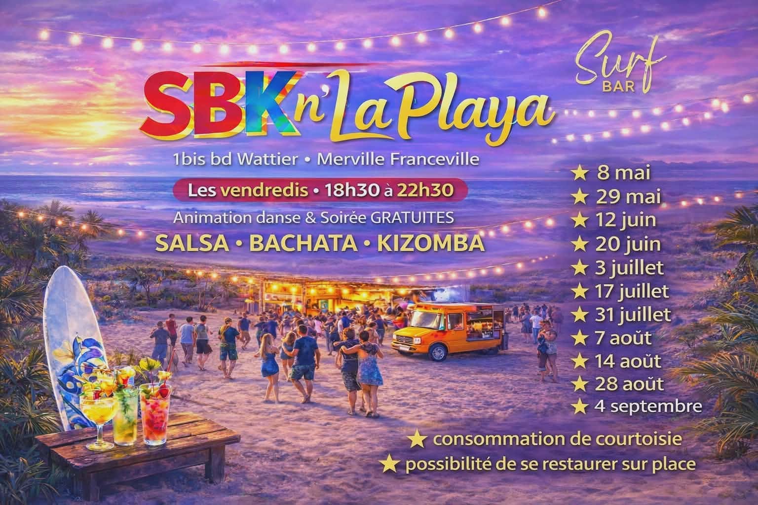 Affiche de SBK'N LA PLAYA