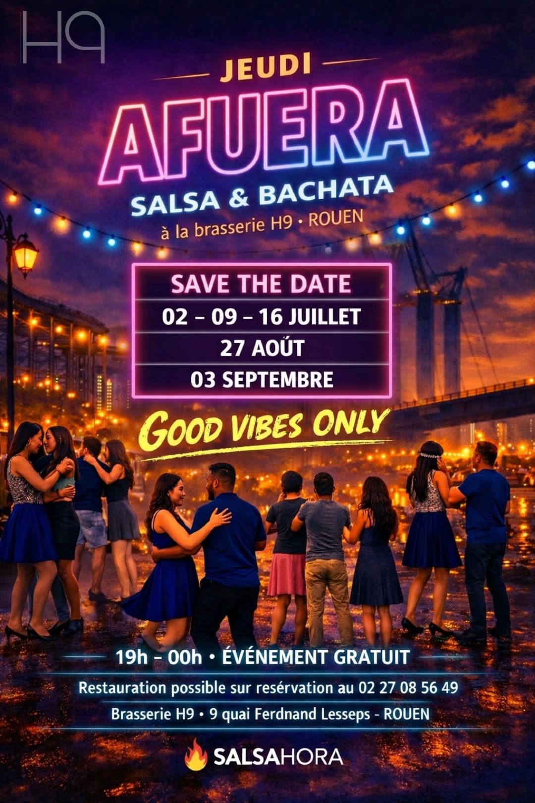 Affiche de Afuera 5/5  - Salsahora - H9 (ROUEN) - 2026
