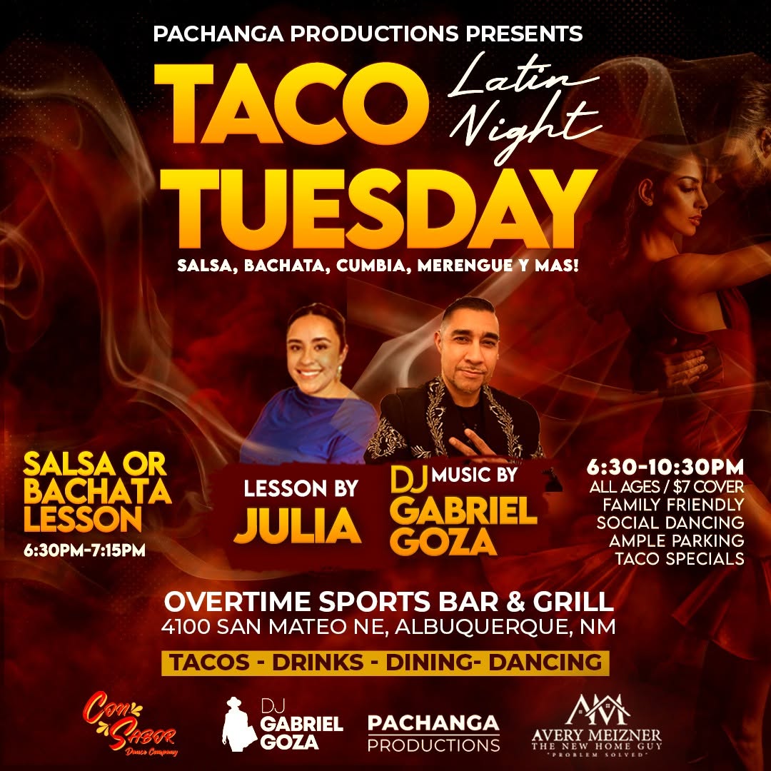 Affiche de TACO TUESDAYS - LATIN NIGHT 