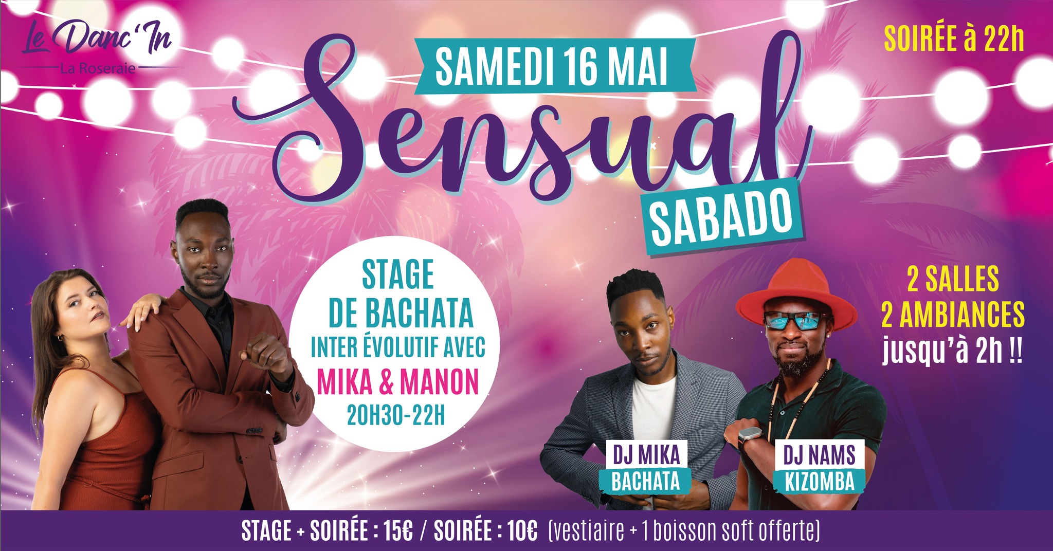 Affiche de Sensual Sabado / Stage + Soirée 🥰