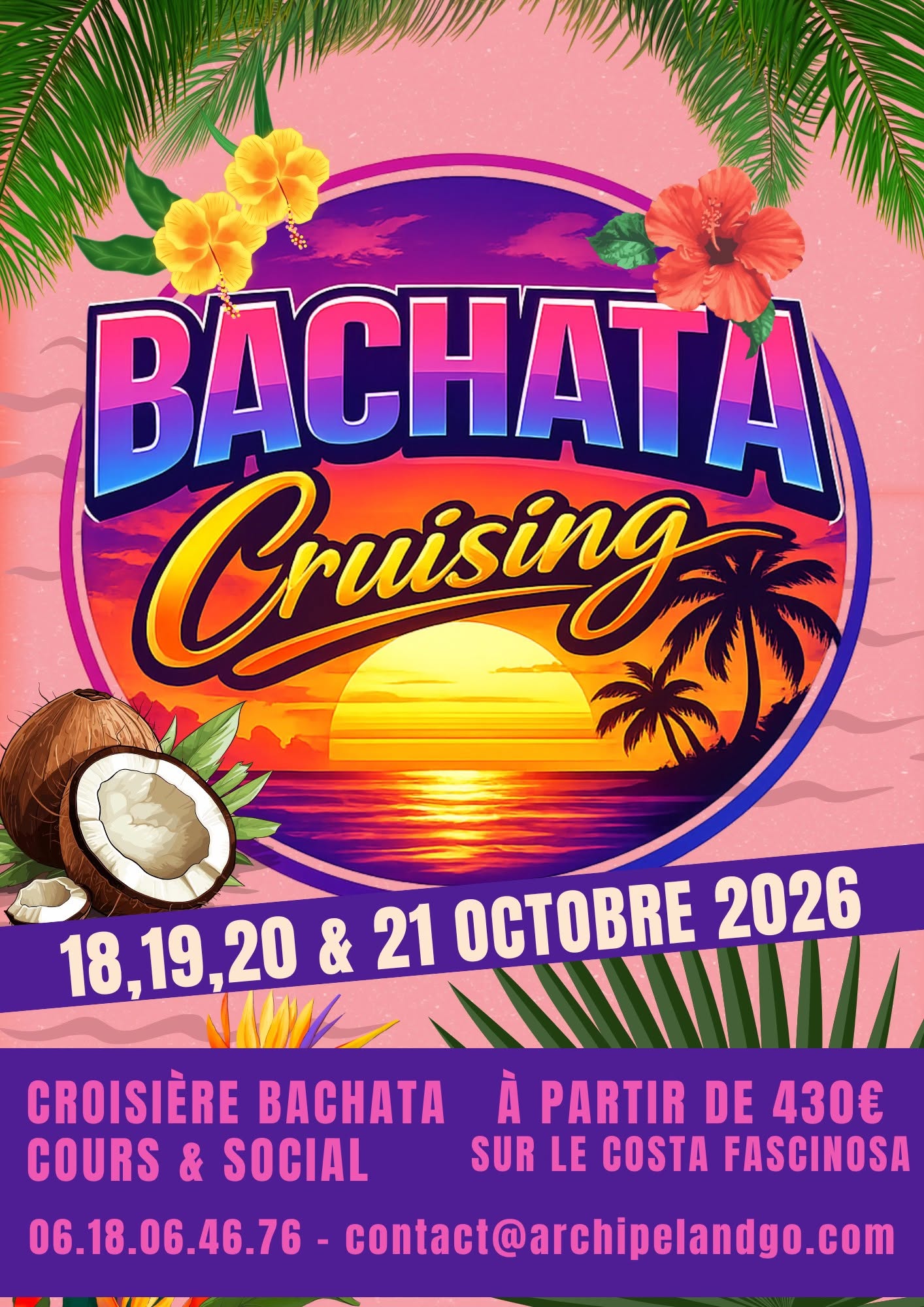 Affiche de Bachata Cruising
