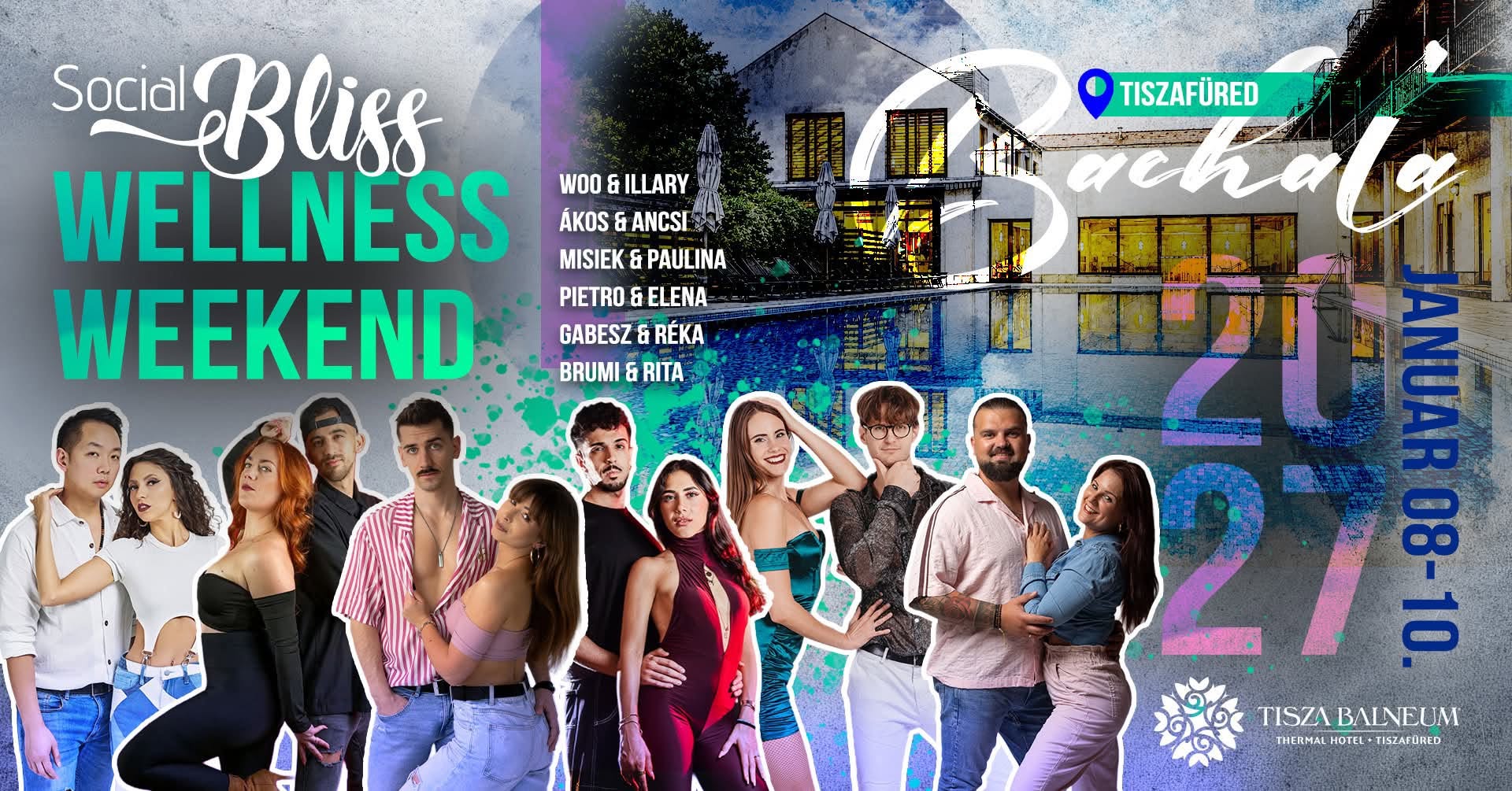 Affiche de Social Bliss Wellness Weekend // SAVE THE DATE
