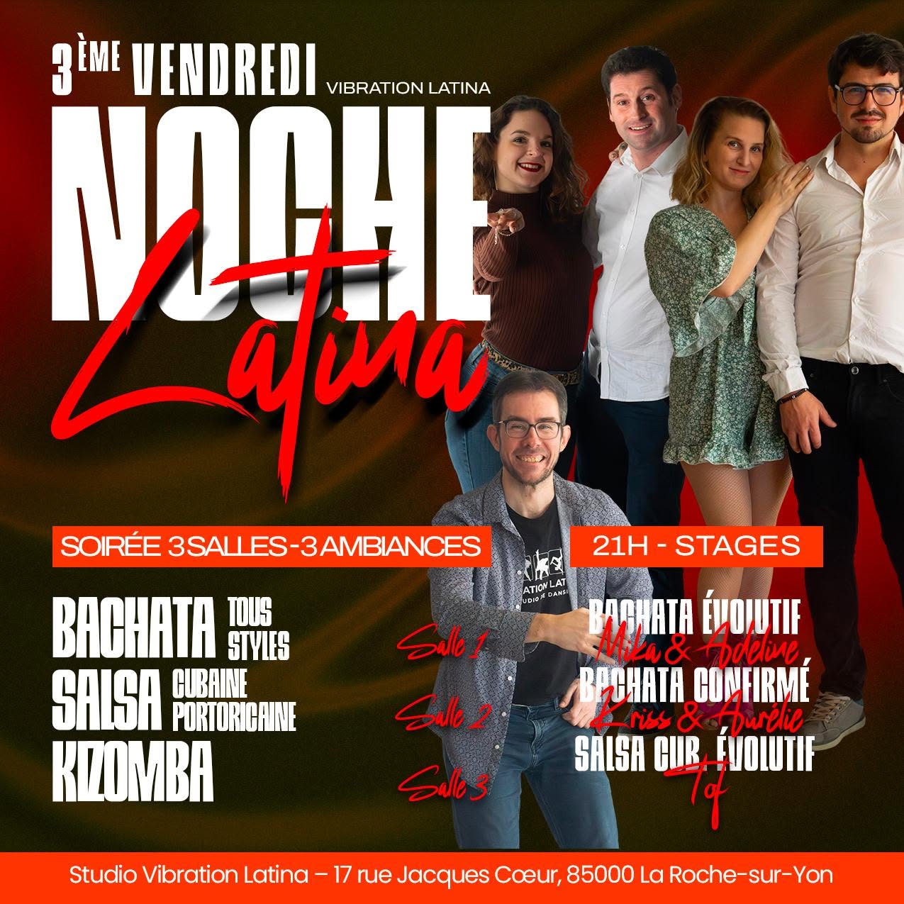 Affiche de NOCHE LATINA - SPÉCIALE BACHATA