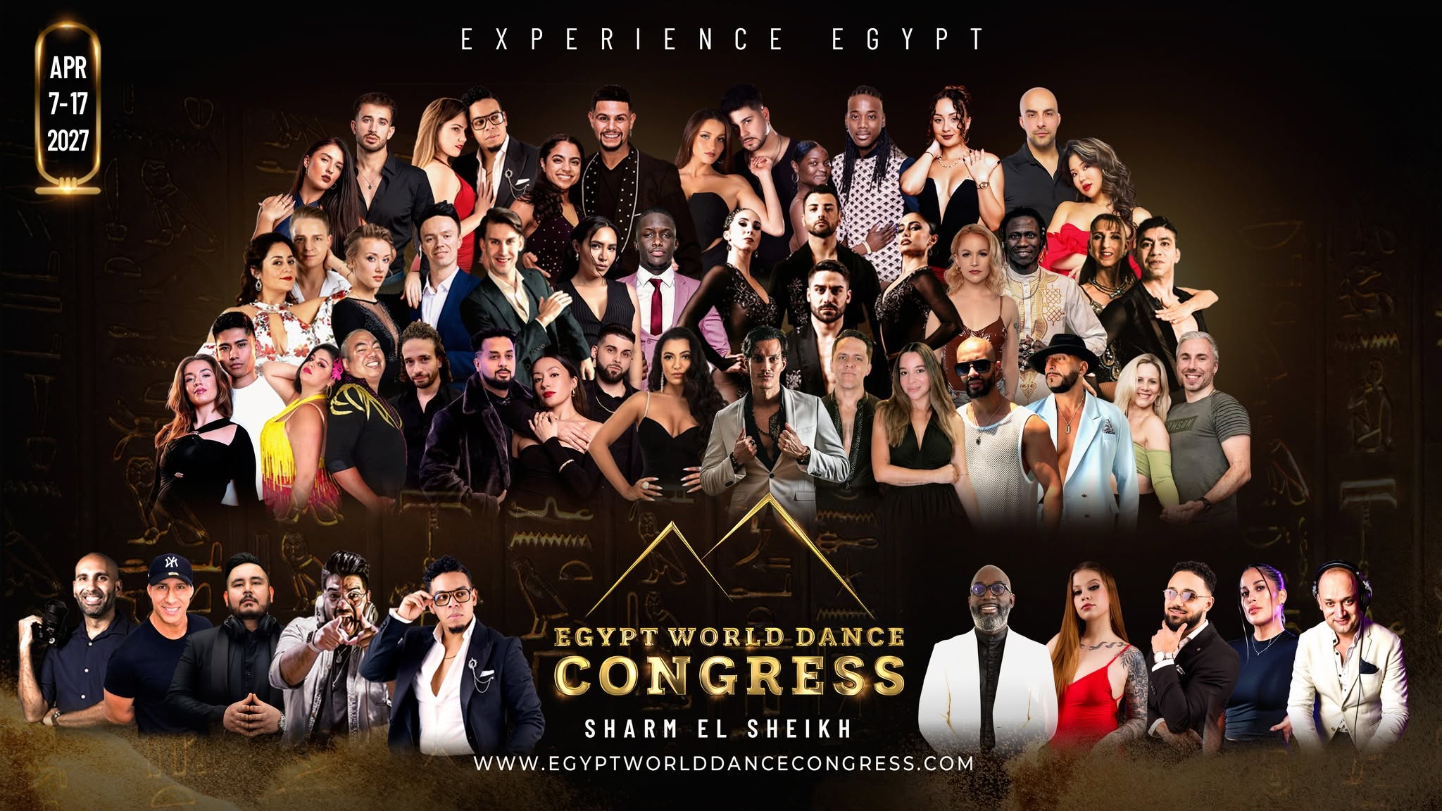 Affiche de Egypt World Dance Congress 2027! Salsa , Bachata & Kizomba