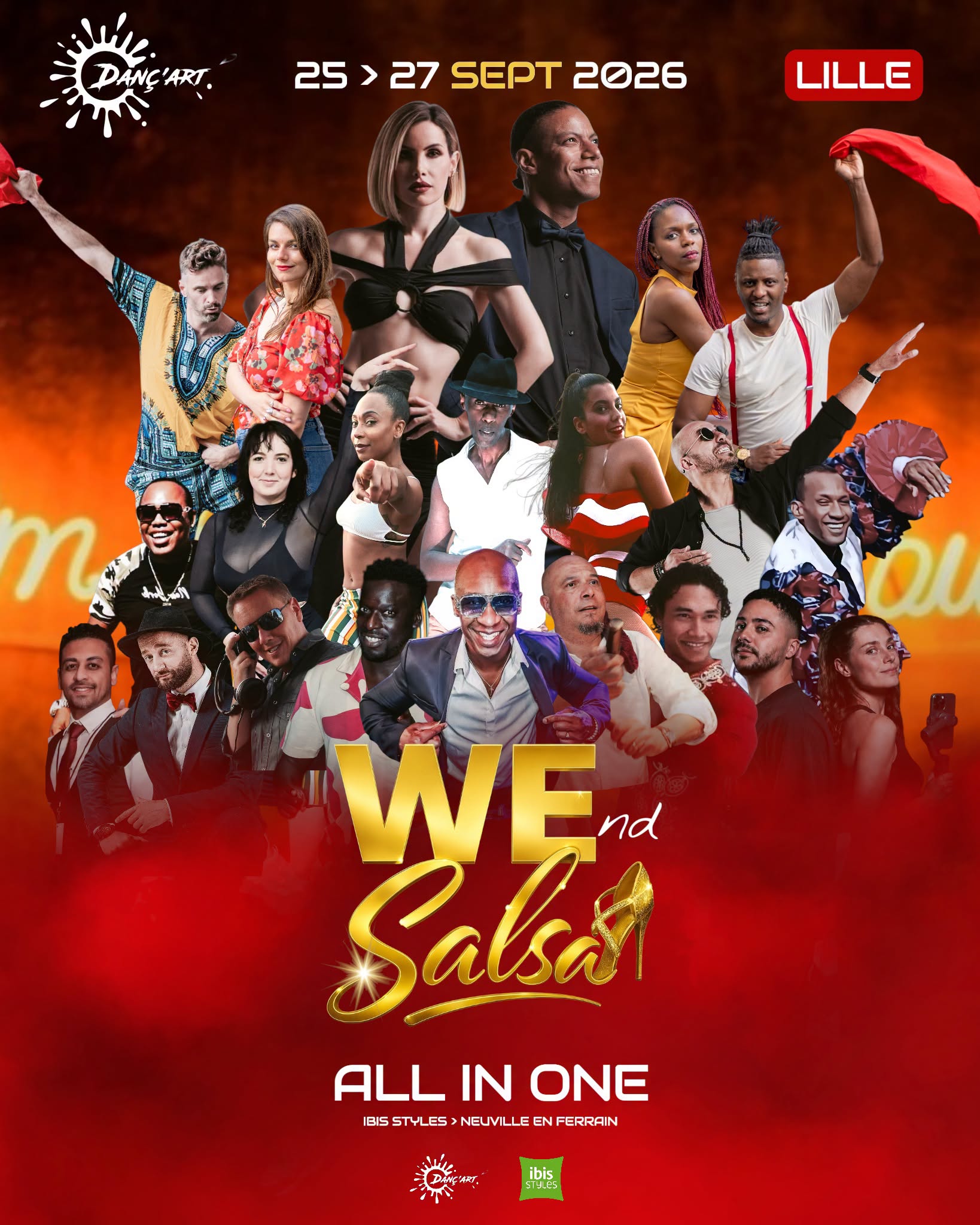 Affiche de WEnd SALSA LILLE | ALL IN ONE | 25 au 27 septembre