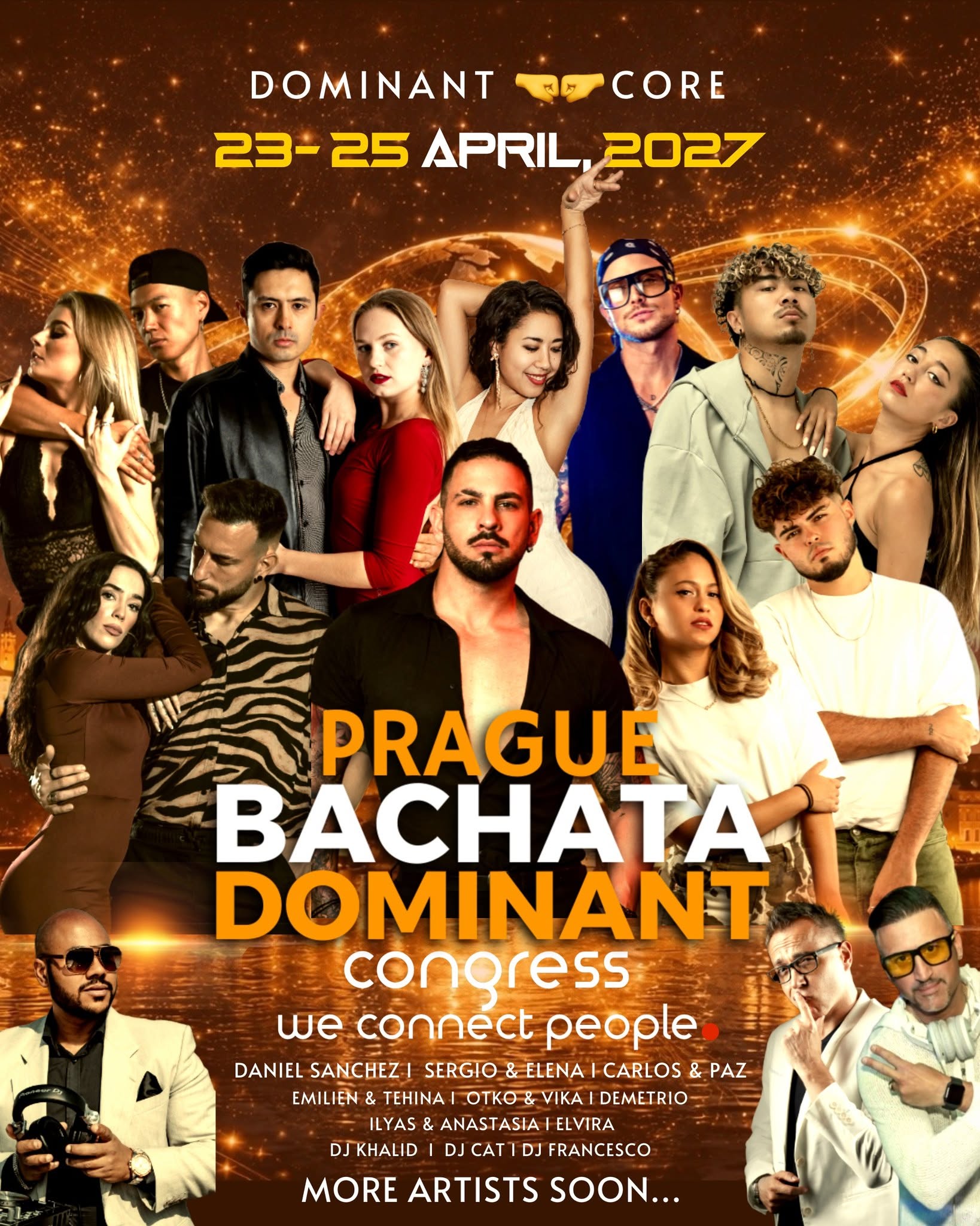 Affiche de Prague Bachata Dominant Congress 2027
