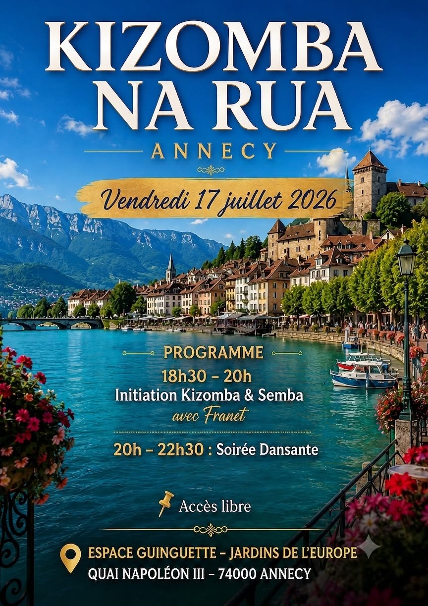 Affiche de KIZOMBA NA RUA - ANNECY 