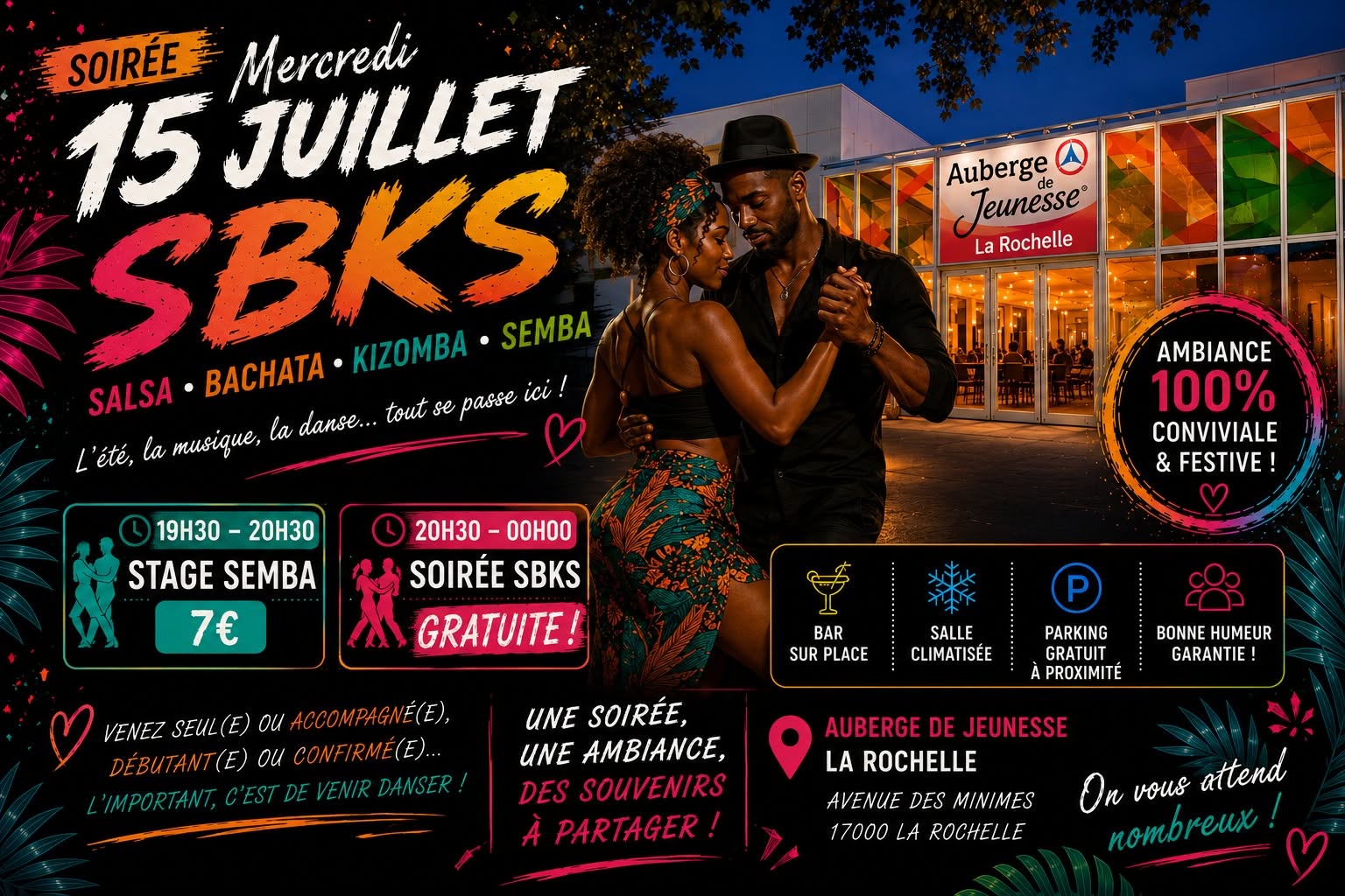 Affiche de SOIRÉE SBKS 