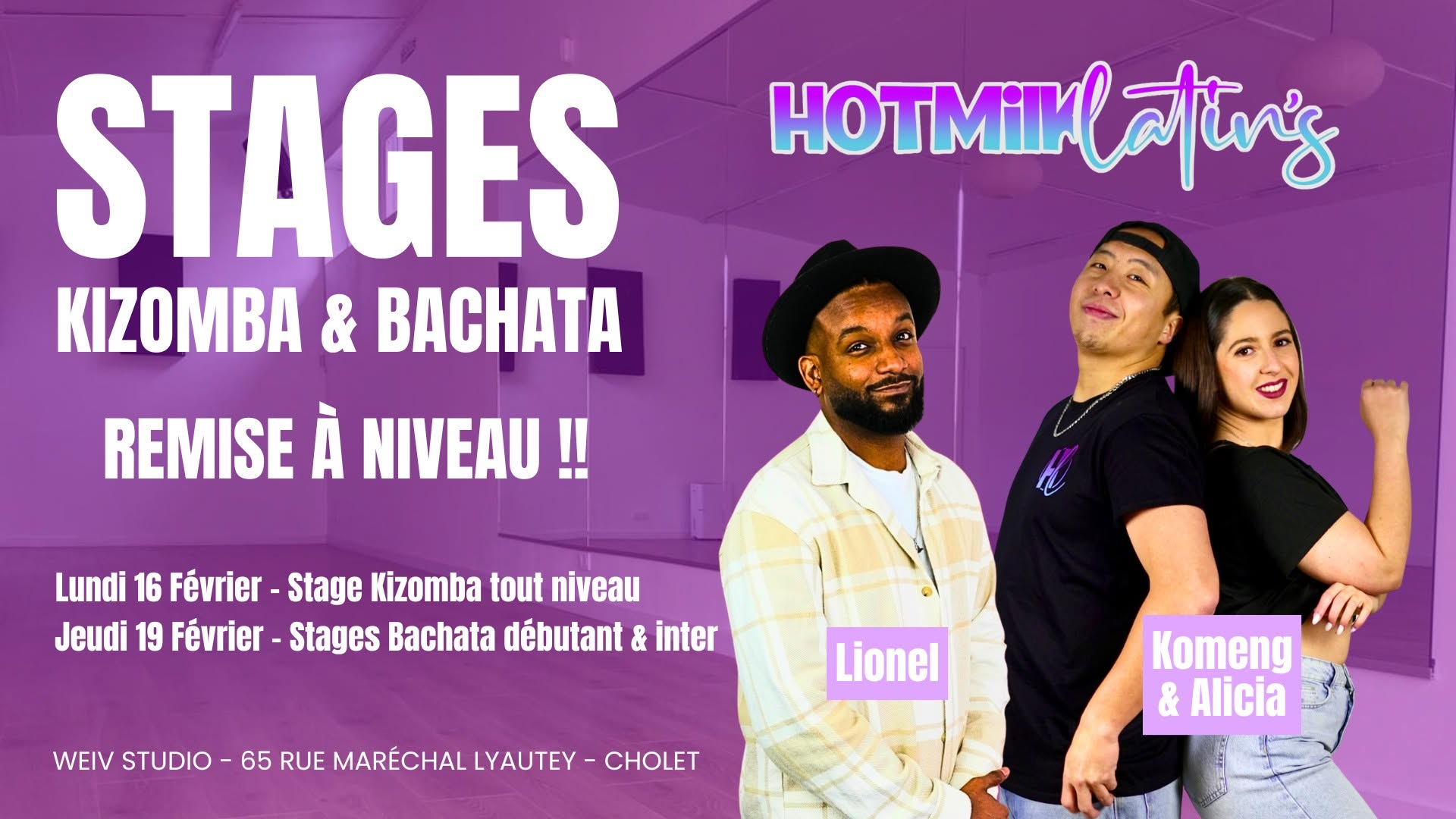 Affiche de STAGE KIZOMBA TOUT NIVEAU
