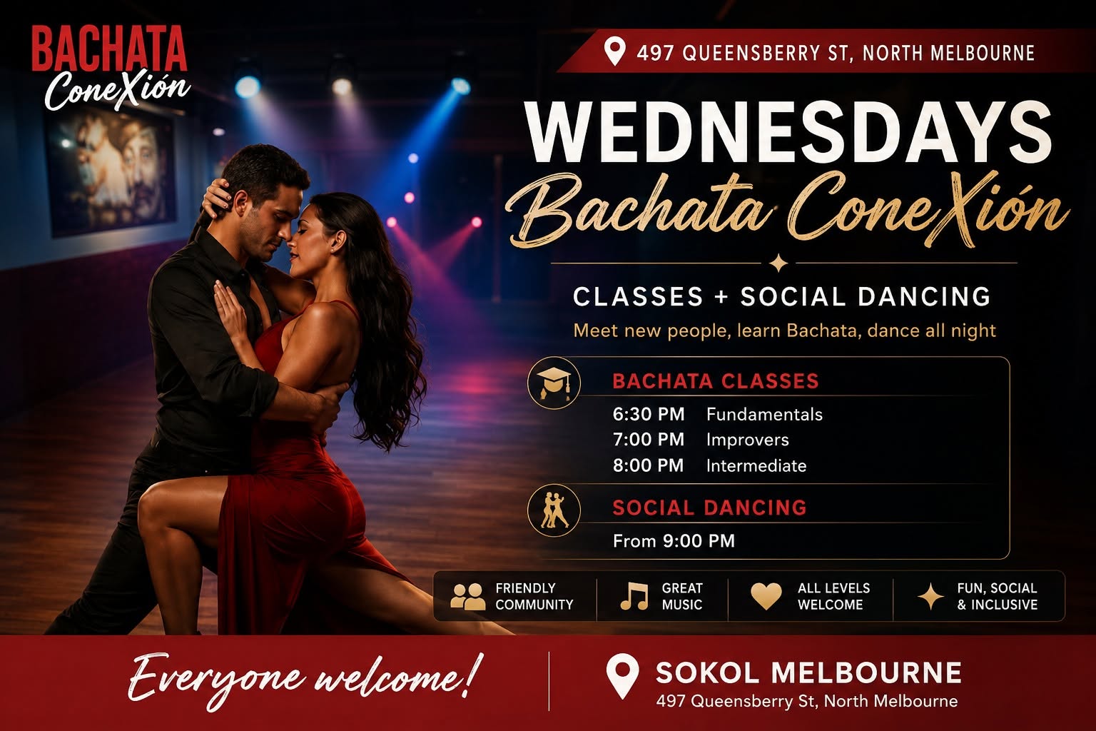 Affiche de ✨ Bachata ConeXion 'Wednesdays' ✨