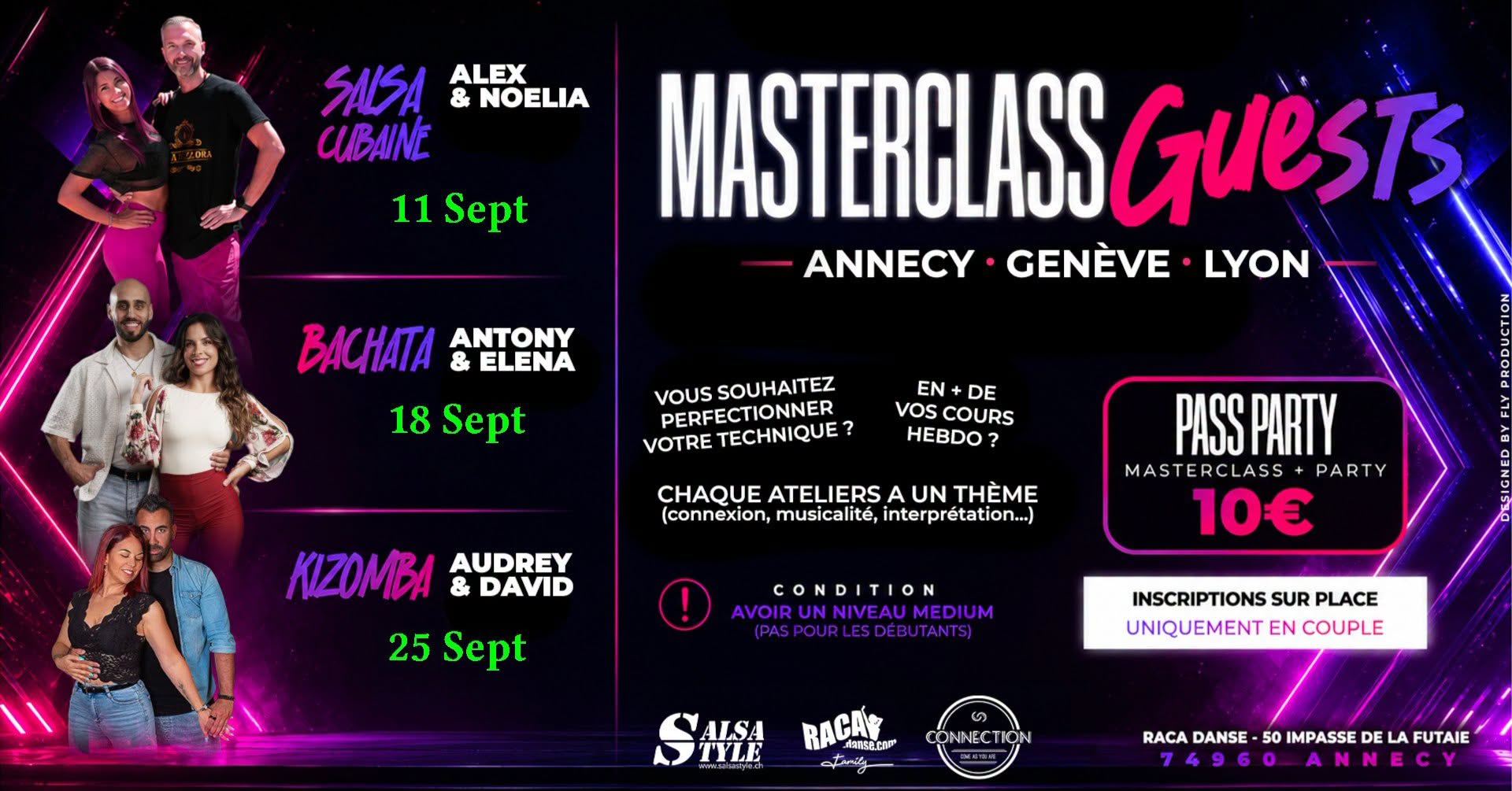 Affiche de MASTERCLASS SBK des VENDREDY'S – ANNECY 